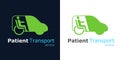 Patient transportation service logo