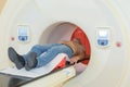 Patient under MRI examination Royalty Free Stock Photo