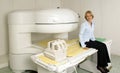 Patient wait MRI Scanner