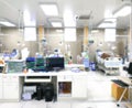 Patients in the intensive care unit ICU the hospital. Blurred images