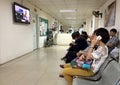 Patients waiting for their turns at a maternity hospital