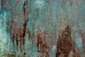 Patina on ancient wall texture. Grunge background Royalty Free Stock Photo