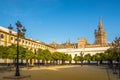 At the Patio of Banderas in Sevilla, Spain Royalty Free Stock Photo