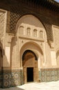 Patio at Ben Youssef Medrassa in Marrakech Royalty Free Stock Photo