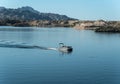 Patio boat on Lake Mohave