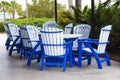 The patio at the Charleston Harbor Resort & Marina Royalty Free Stock Photo