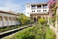 Patio de la Acequia inside the Generalife Gardens Royalty Free Stock Photo