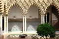 Patio de las doncellas in Reales Alcazares, Sevilla Royalty Free Stock Photo