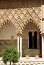 Patio de las Doncellas in Seville Royalty Free Stock Photo