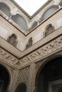 Decorations in the Royal Alcazars of Seville, Spain. Royalty Free Stock Photo