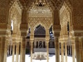 Patio de los Leones in Alhambra. Granada, Spain.