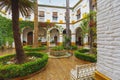 Patio del Aceite at Las Duenas Palace (Palacio de las Duenas) - Seville, Andalusia, Spain Royalty Free Stock Photo