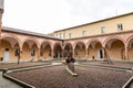 The Patio of the Faculty of Economy at the Universite degli Studi di Siena, Siena University