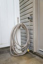 Patio Garden Hose Royalty Free Stock Photo