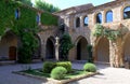 Patio in La Chapelle de Sainte-Roseline, Provence, France Royalty Free Stock Photo