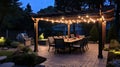 patio led strip lighting Royalty Free Stock Photo
