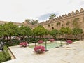 Patio Morisco of the Alcazar in Cordoba Royalty Free Stock Photo