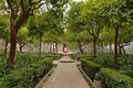 Patio Morisco of the Alcazar in Cordoba Royalty Free Stock Photo