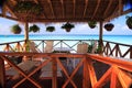 Patio overlooking Carabbean sea