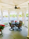 Patio overlooking the lake