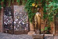 Patio and statue Juliet, Verona, Italy Royalty Free Stock Photo