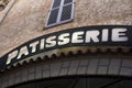 Patisserie bakery sign in France