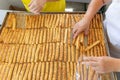 Patisserie packs fresh breadstick