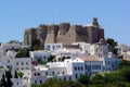 Patmos castle Royalty Free Stock Photo