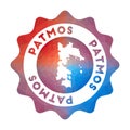 Patmos low poly logo.