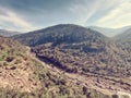 Patnitop - Jammu, 17 November 2024, mesmerizing mountain view of patnitop mountain range Royalty Free Stock Photo