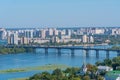 Paton bridge over Dnieper river in Kiev, the Ukraine