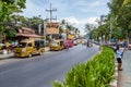 Patong beach hustle and bustle on the main coast road