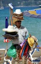 Patong, Thailand: Man Selling Hats on Beach