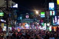 Over Crowed Bangla Walking Street in Patong, Phuket, Thailand
