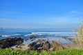 Colors Of The Sunset. Landscapes, beach and sunset at Patos beach located in the Pontevedra town of NigrÃÂ¡n Galicia, Spain.