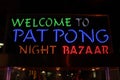 The Patpong night bazaar is famous for it`s live adult entertainment and flea market stalls