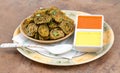 Patra Bhajiya Royalty Free Stock Photo