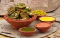 Patra Bhajiya Royalty Free Stock Photo