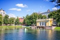 Patriarch pond, Moscow, Russia