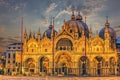 The Patriarchal Cathedral Basilica of Saint Mark in Venice, Italy