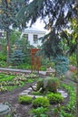 In Patriarchal garden in Vladimir city