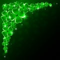 Patricks Day green background