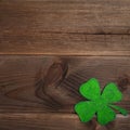 Patricks day holiday symbol. Space for text. Royalty Free Stock Photo