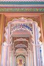 The Patrika Gate, Jawahar circle`s entrance, Jaipur, Rajasthan, India