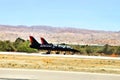 Patriot Aerobatic Team Jets Landing At Jackie Cochran Airfield Royalty Free Stock Photo