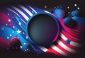 patriot background 3d with space for text