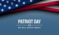 Patriot Day Background Design Royalty Free Stock Photo