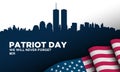 Patriot Day Background Design Royalty Free Stock Photo