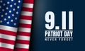 Patriot Day Background Design Royalty Free Stock Photo