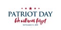 9/11 Patriot Day background.